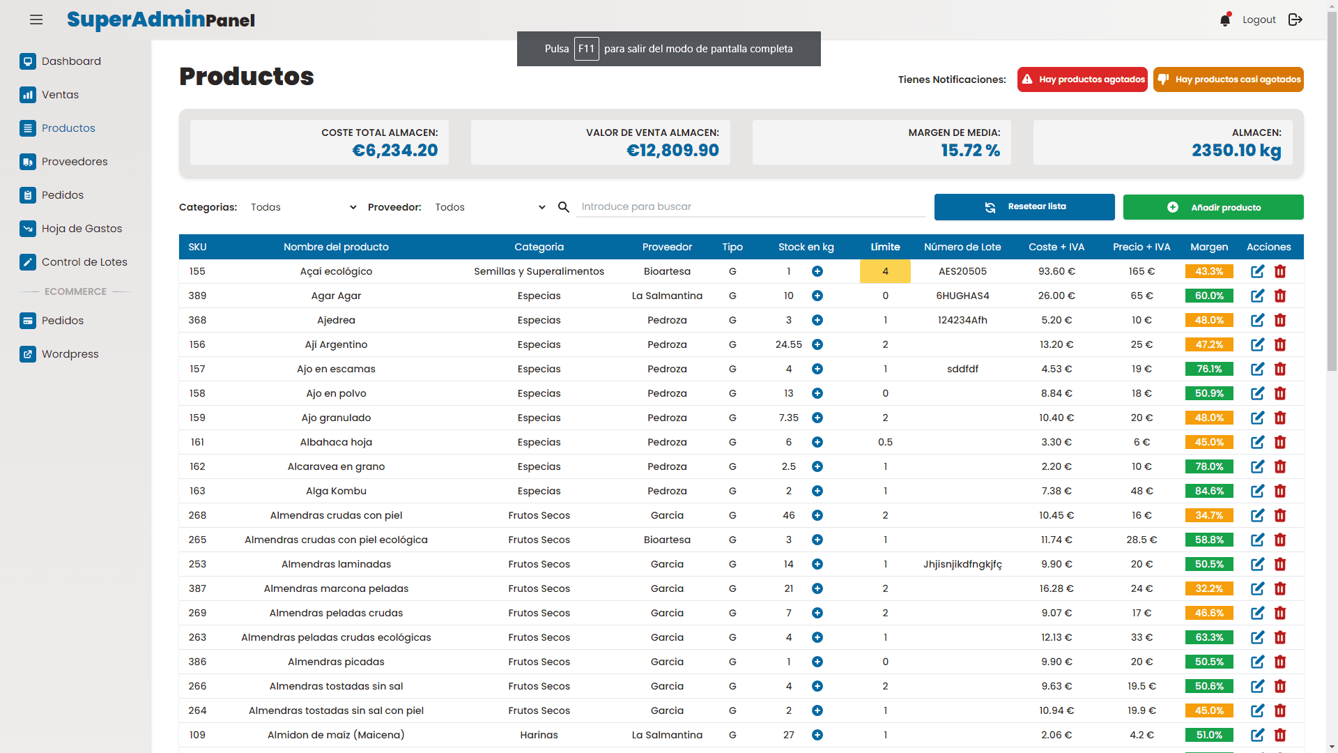 Backend Dashboard con Next.js